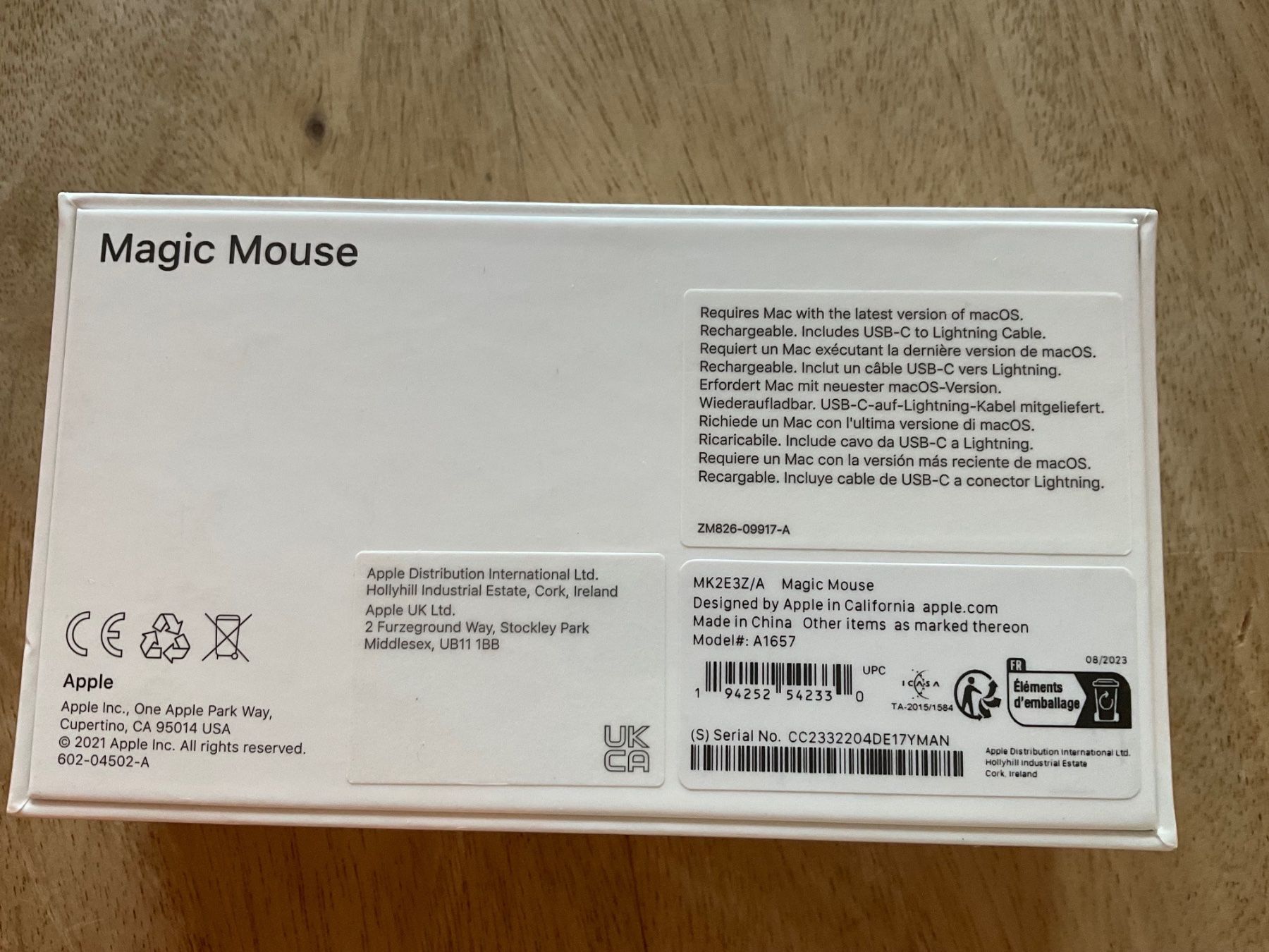 Apple Mouse: Magic Mouse (Apple) – Nuovo e nell'imballaggio originale da Zürich venduto da mar_h22q 1