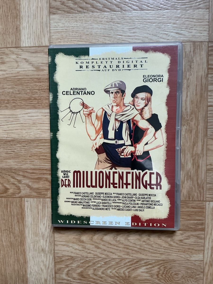 Tutti i DVDs: Der Millionenfinger mit Adriano Celentano – Usato da Kreuzlingen venduto da Schuggerman