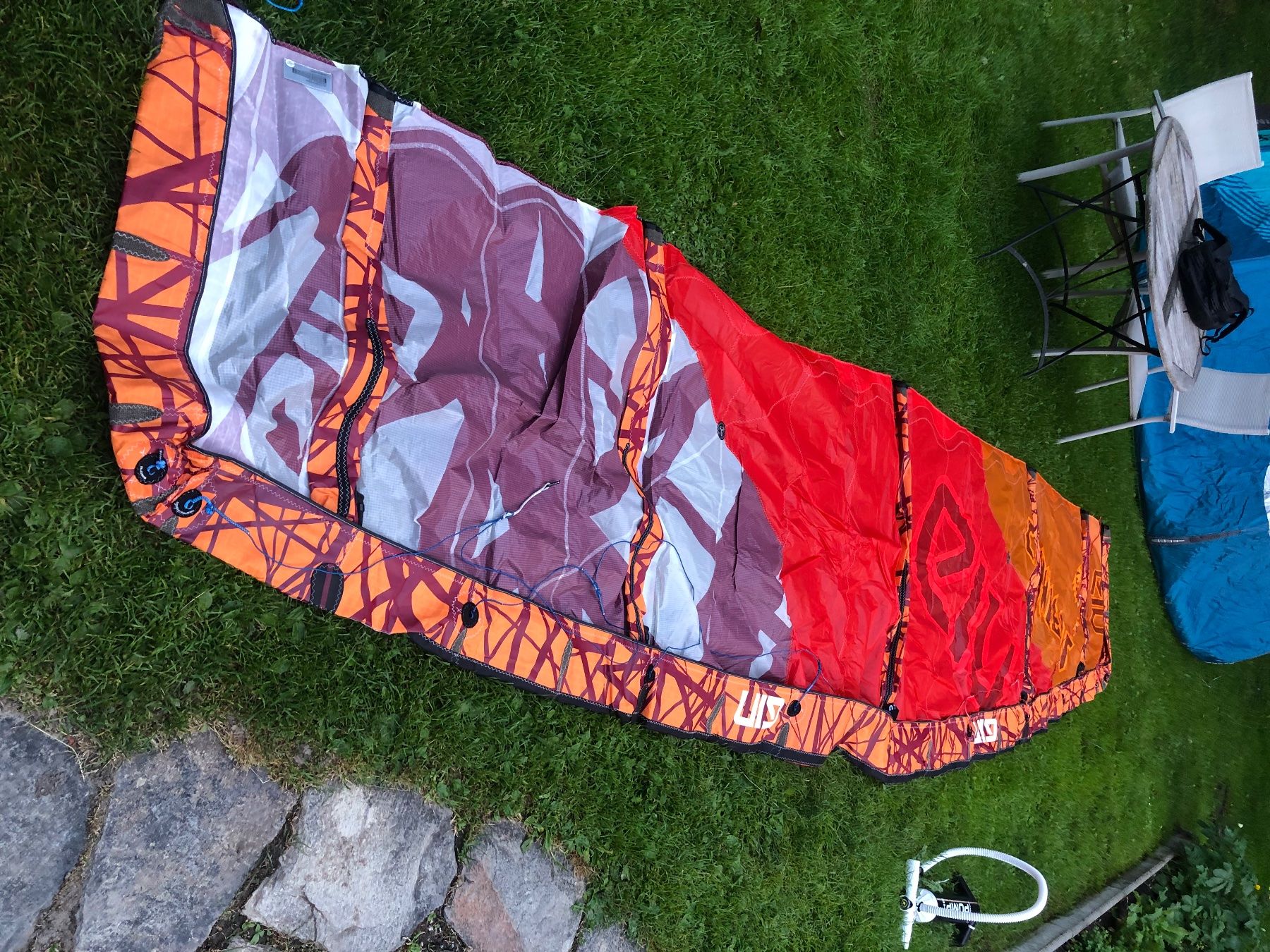 Kite: Aile de kitesurf Gin Cannibal 2 - 7m2 état neuf – Neu und originalverpackt aus St. Moritz von arimeiss 1