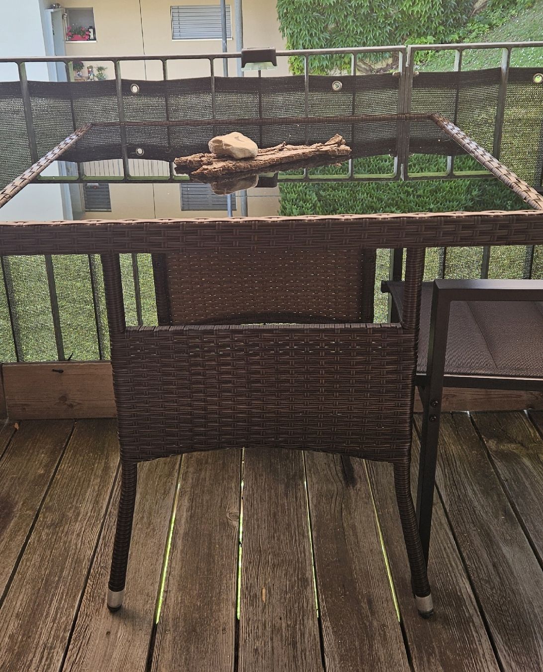 Tavoli: Garten-Esstisch Polyrattan braun – Usato da Bettlach venduto da shanty11