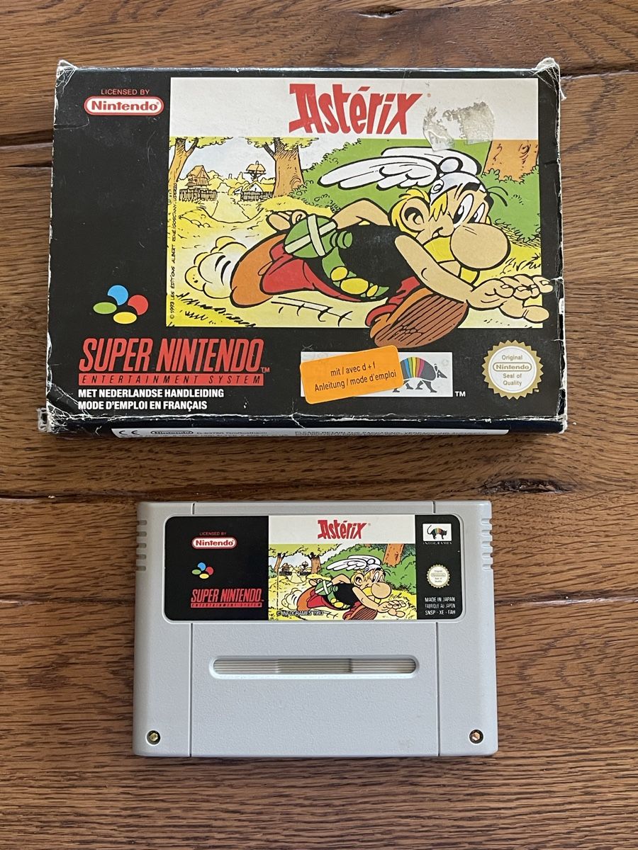 Nintendo Giochi: Asterix Super Nintendo Spiel mit Orginalverpackung gebraucht – Usato da Zuerich venduto da Dorsi