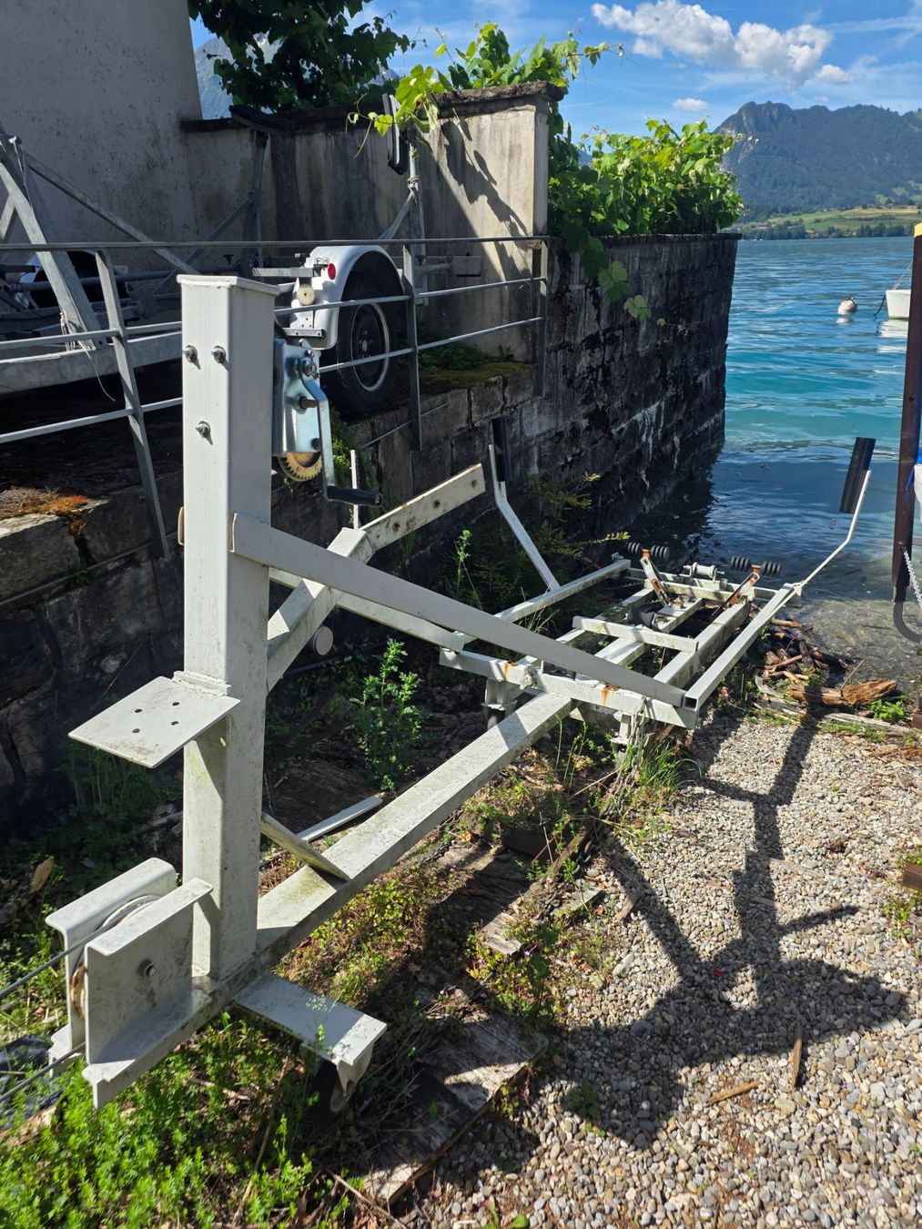 Barche: Motorboot mit Honda Aussenborder & Trailer & Bootsplatz – Usato da Münsingen venduto da Badstyle2 9
