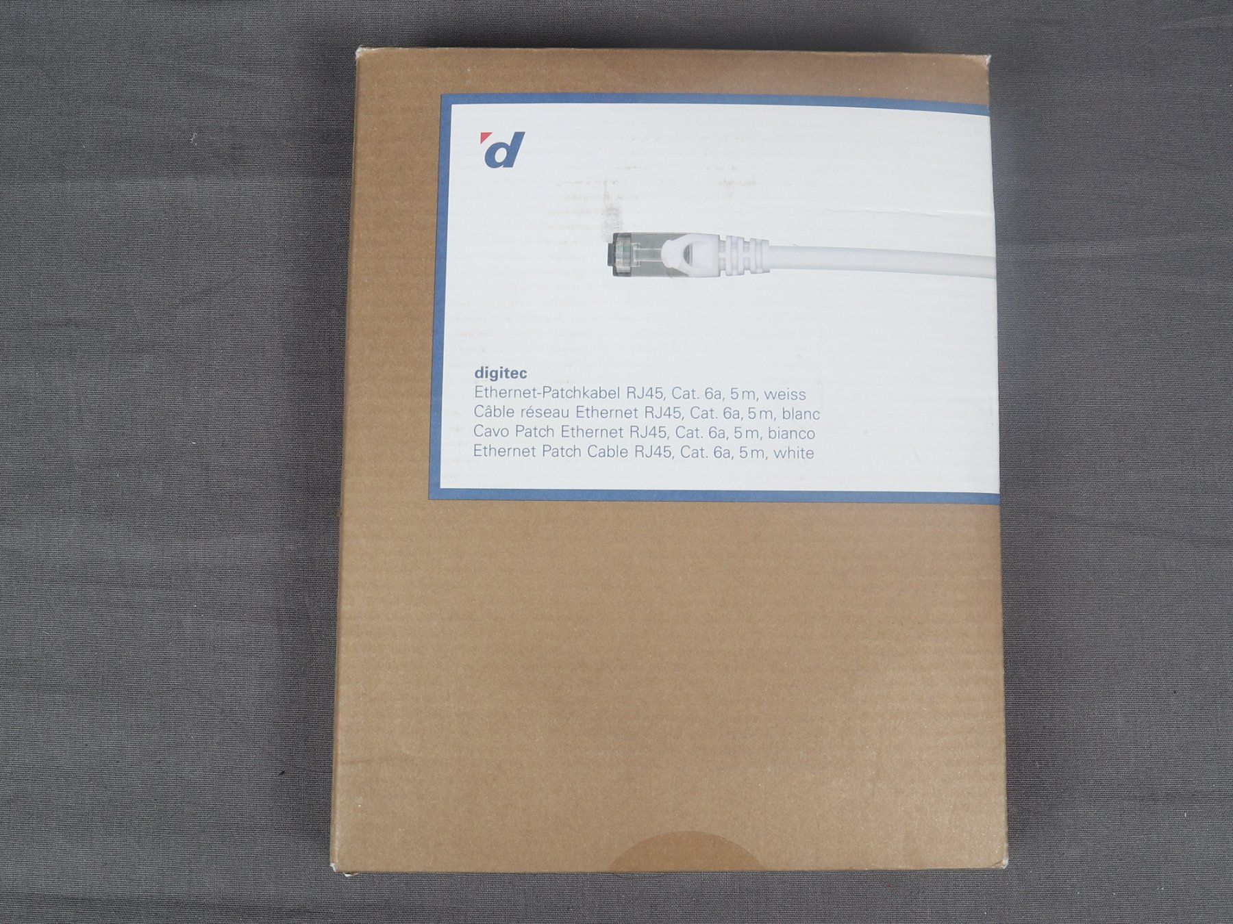 Digitec Kabel: DIGITEC Ethernet-Patchkabel 5m, weiss – Neu (gemäss Beschreibung) aus Steinen von Restwert_Steinen 5