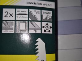 3x2 Säbelsägeblätter "Holz 150 x 1,25 mm (631120000)