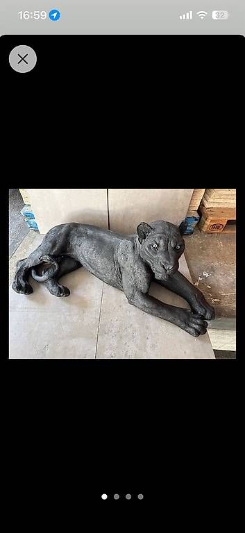 Sculture & Statue: Kare Design Deko Löwe 113 cm schwarz – Nuovo (secondo la descrizione) da Hergiswil NW venduto da allmendkoenig 3