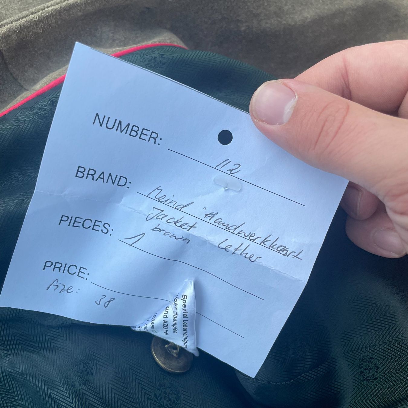 Giacche: Vintage handmade real leather Jacket – Nuovo (secondo la descrizione) da Klosters venduto da Hondaer 2