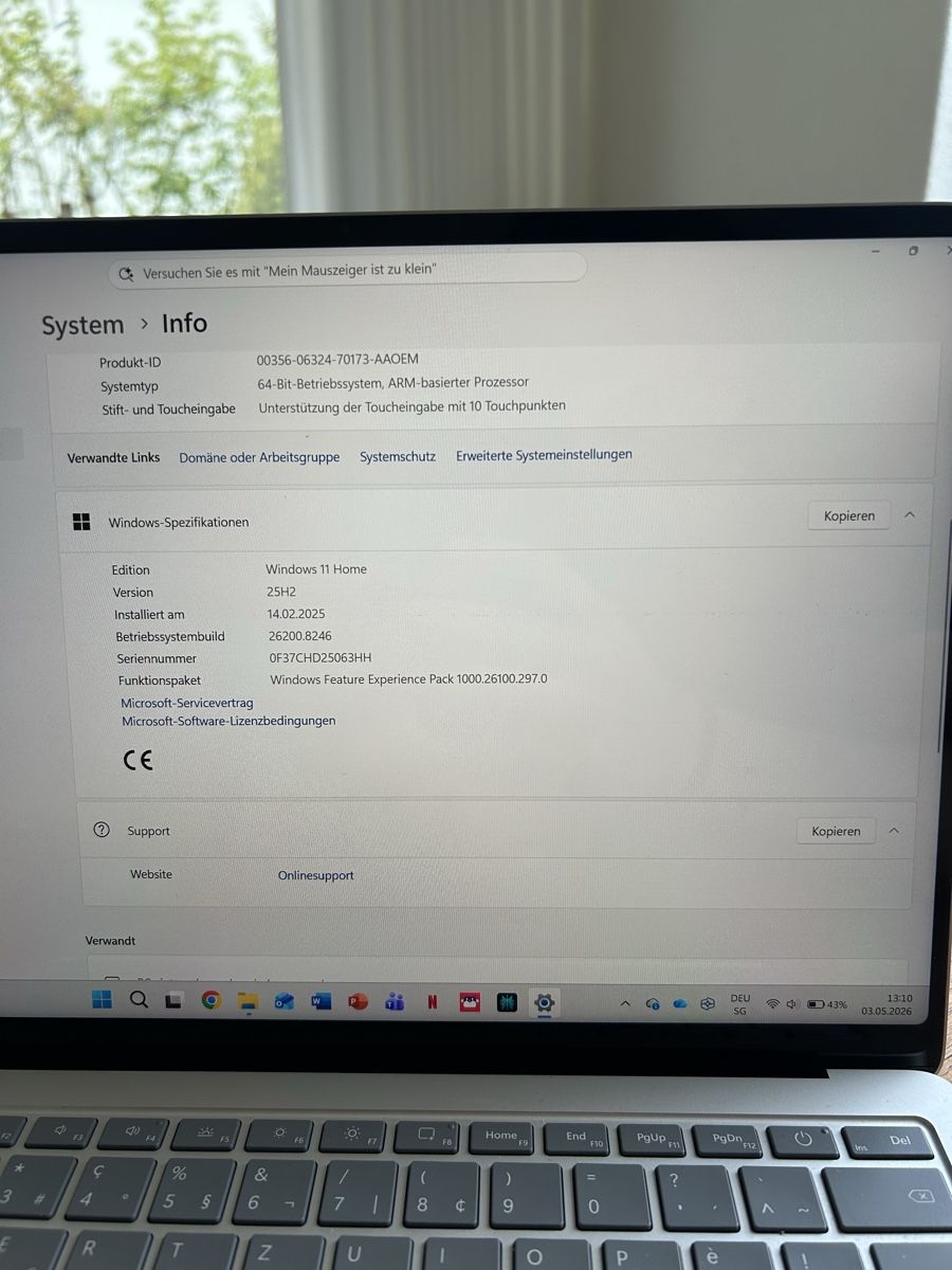 Microsoft Notebooks: Microsoft Surface Laptop 7 – Gebraucht aus Fislisbach von amgt 4