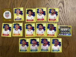 PANINI WM 2026 Bilder USA Mannschaft Gastgeber
