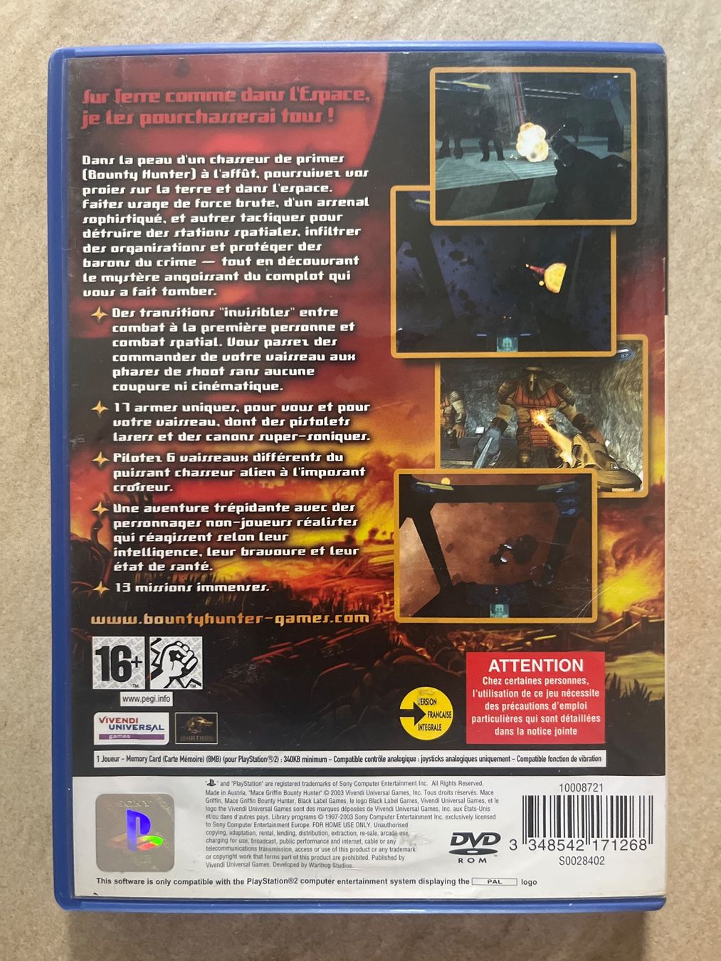 Sony Spiele: Jeu vidéo Mace Griffin Bounty Hunter pour PS2 – Gebraucht aus Vernayaz von Darkfrost 1