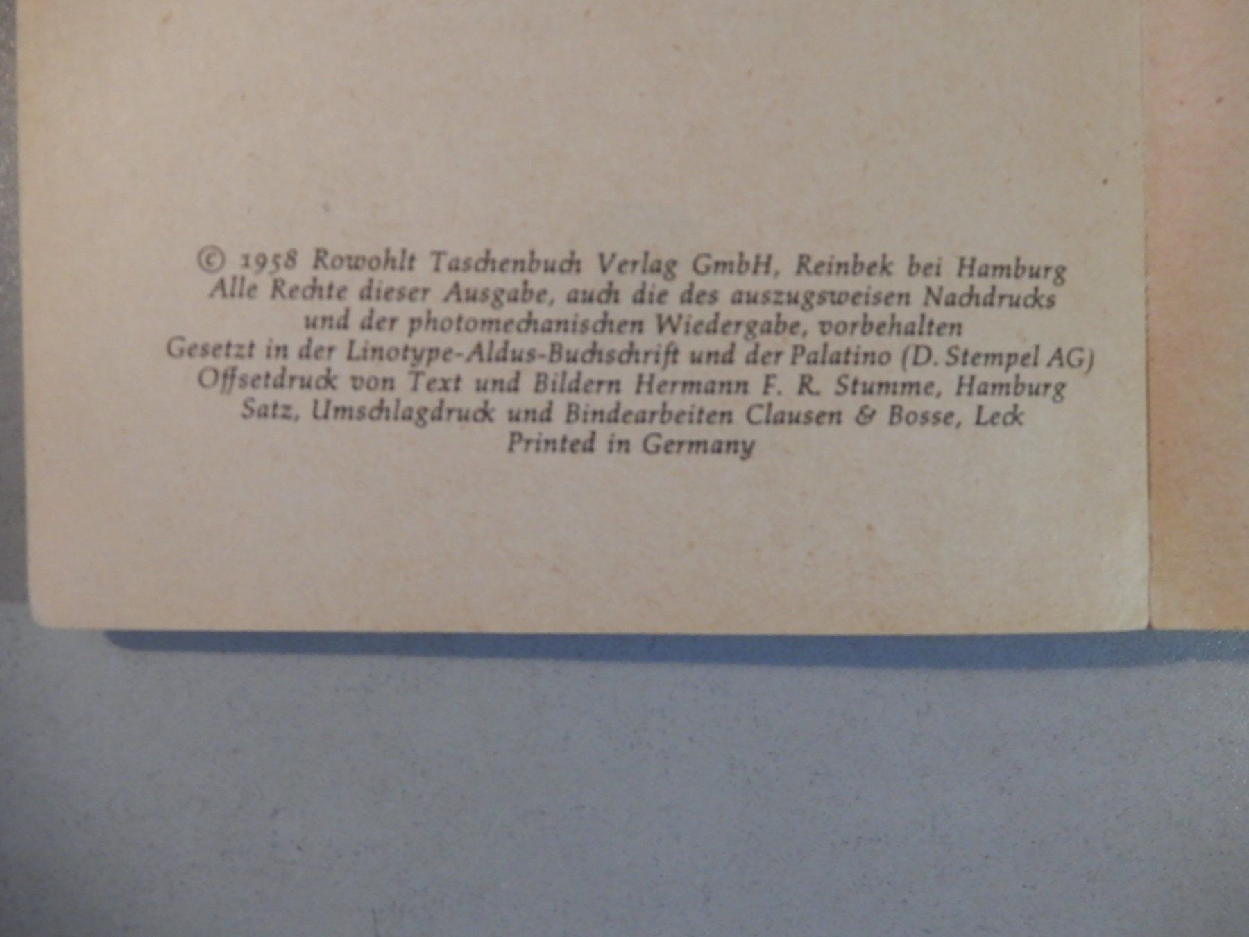Libri: Rilke Monographie von Rowohlt, 1958 – Usato da Erstfeld venduto da Mario_boe0 2