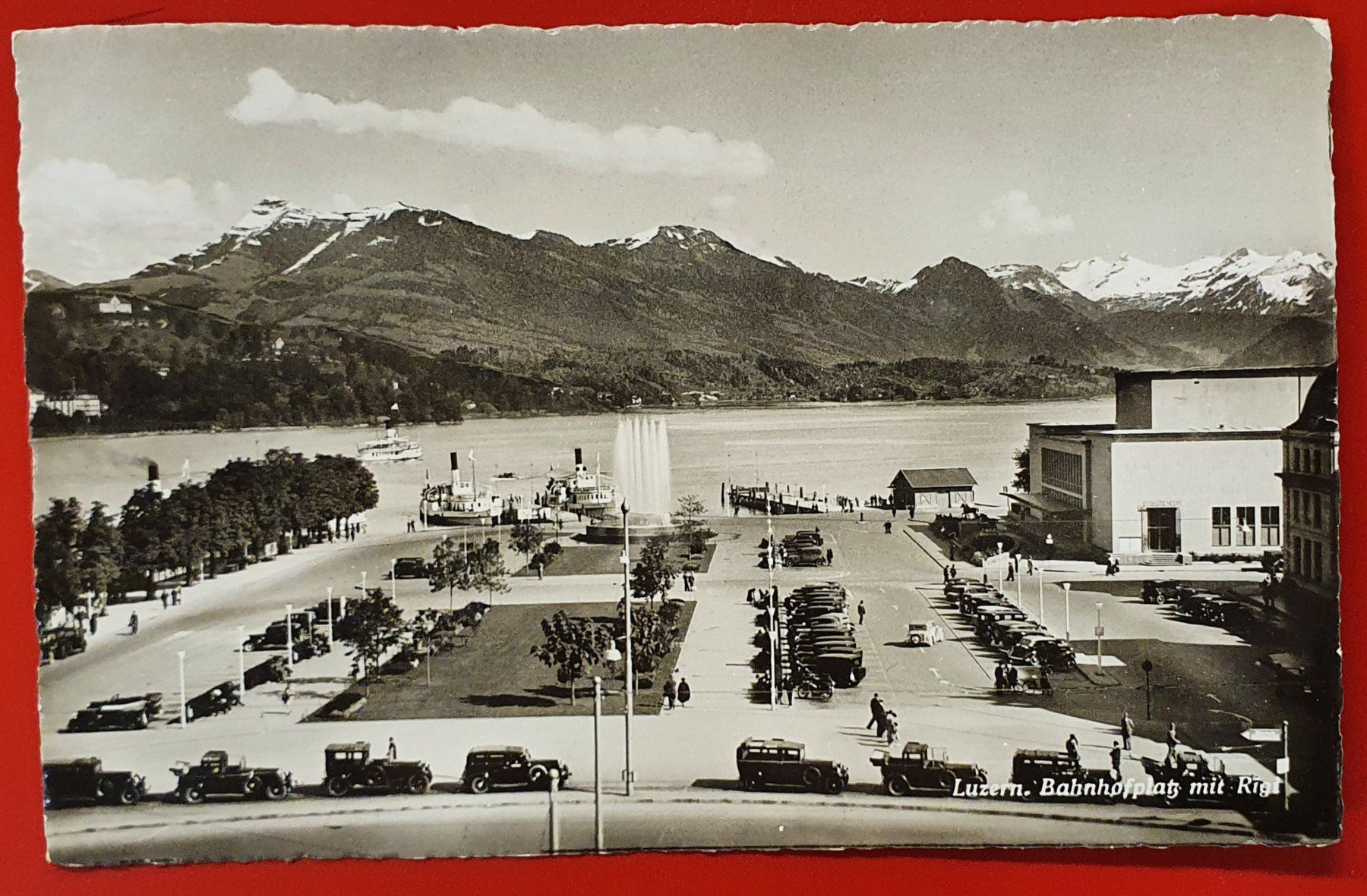 Cartoline postali: Luzern - Bahnhofplatz – Usato da Kreuzlingen venduto da Rschweiz1