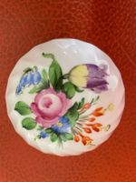 Herend Porzellan Dose Blumen handgemalt