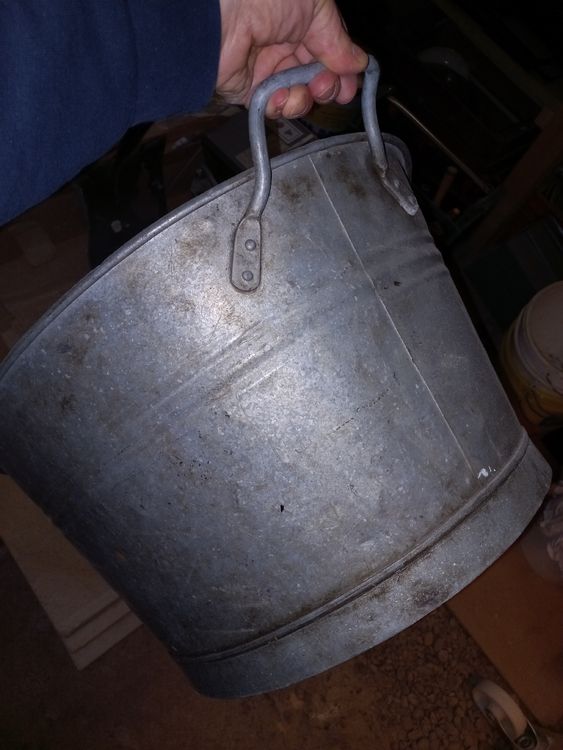 Waschzuber, 65, verzinkte Blechgelte Kaufen auf Ricardo