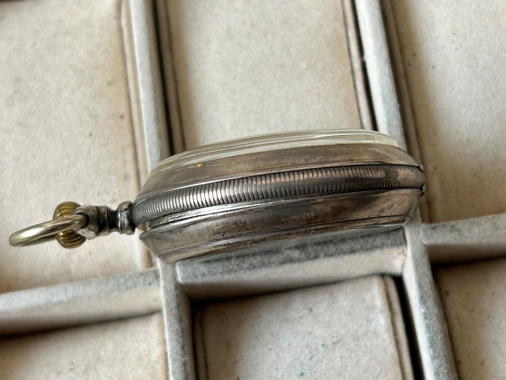 Montre De Poche Mécanique Vintage Unendlich U - Cadran Squelette, Chaînes Incluses