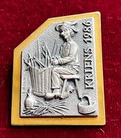 Fasnachtsplakette Kriens Gold 1986  Krienser