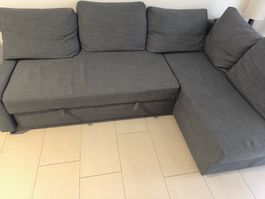 IKEA Eckschlafsofa mit Bettkasten – Grau – Guter Zustand