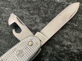 CH-Militärsackmesser"ELSENER SCHWYZ VICTORIA 71“ Alox Argent
