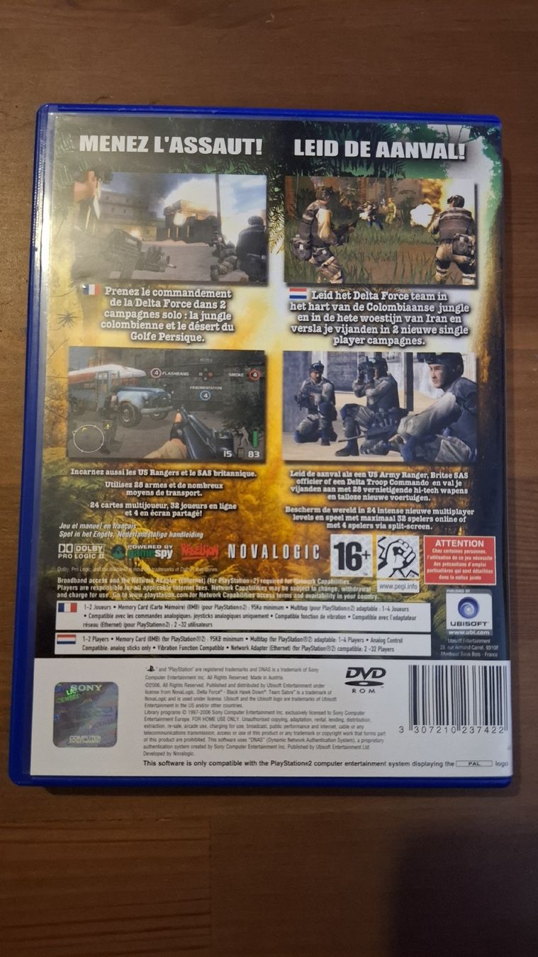 Giochi: Delta Force Black Hawk Down PS2 - Action Militaire! – Usato da Fiaugères venduto da Fiaugeres1609 1