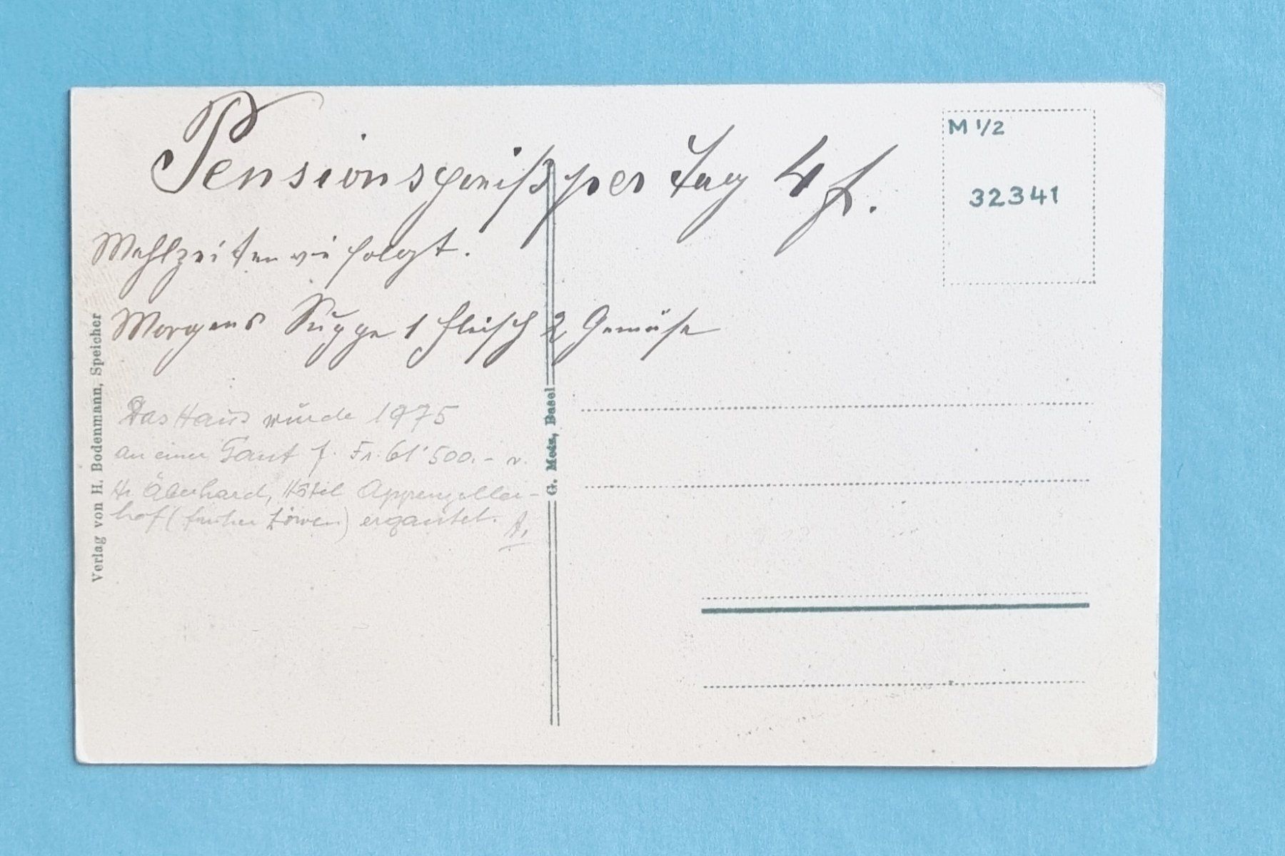 Cartes postales: Speicher - Handlung Bodenmann - alte Ansichtskarte – D'occasion à Rothrist par RROENK 1