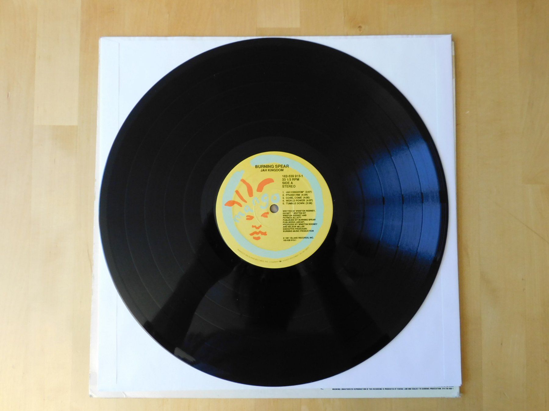Schallplatten: Burning Spear - Jah Kingdom - 1991 – Gebraucht aus Emmenbrücke von Dickens 2