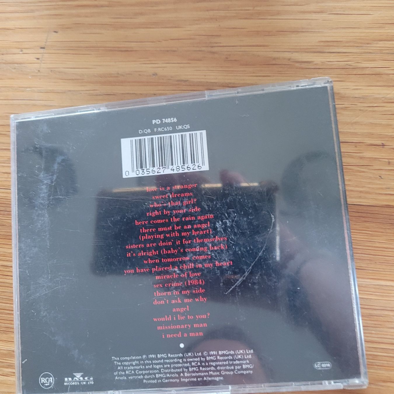 CDs: CD Eurythmics – D'occasion à Biel/Bienne par Destockweb 2