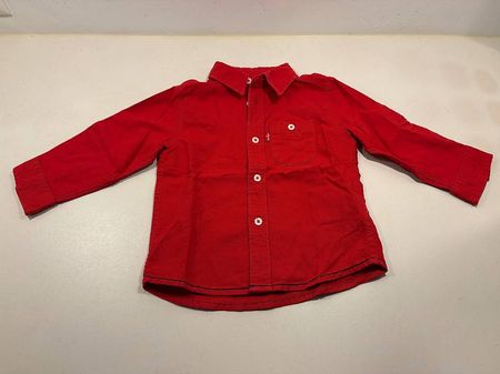 Rotes Hemd Levis Grösse 80
