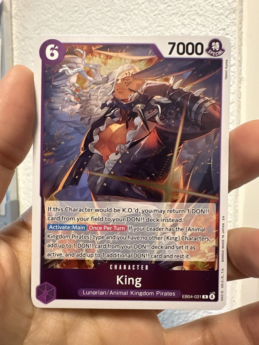 Bandai Cartes à collectionner: One Piece Card Game - King EB04-031 – Neuf (Voir description) à Sirnach par D.SecondChance