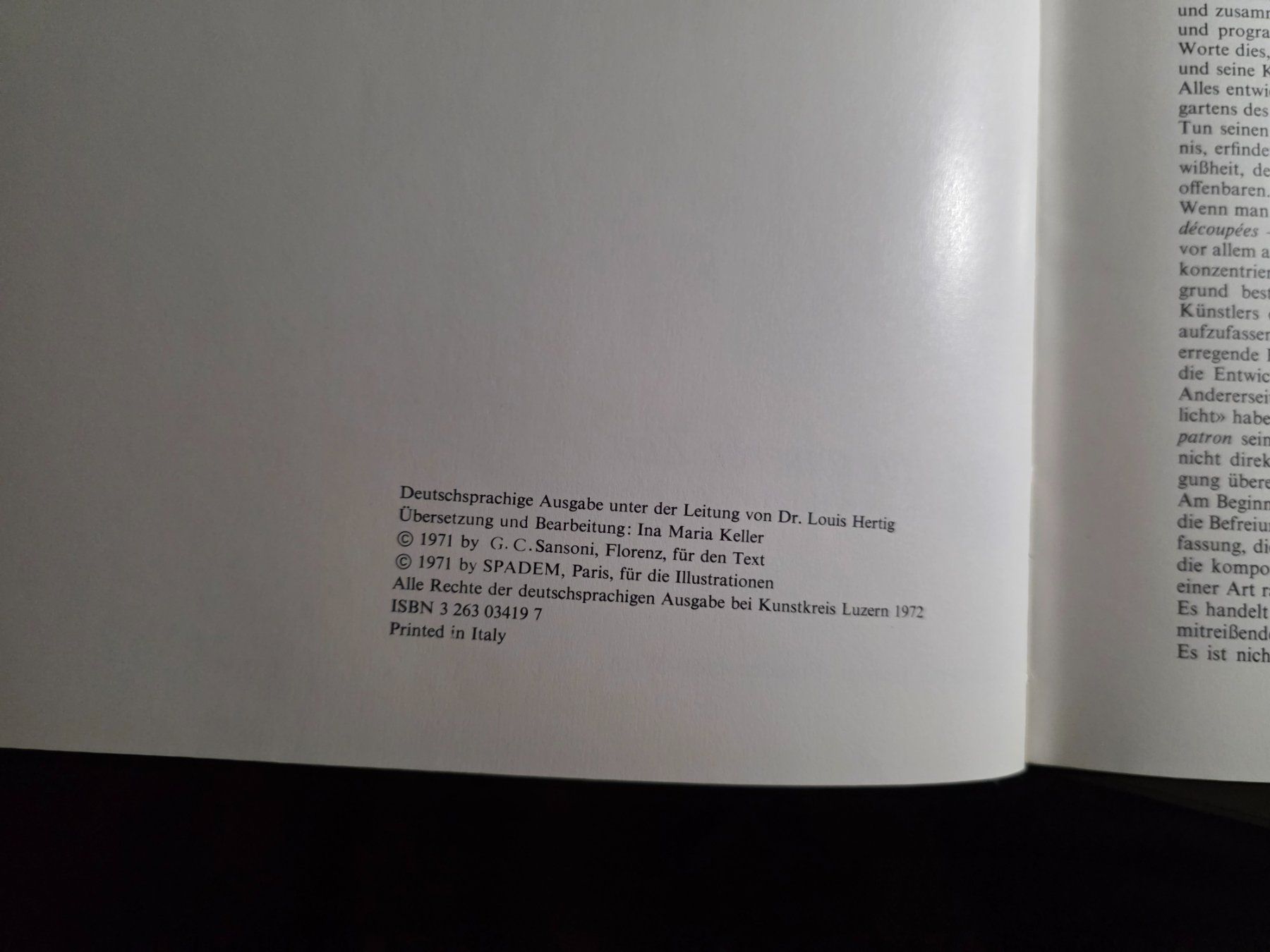 Libri: Henri Matisse  - Gestalter unserer Zeit - 1972 – Usato da Walterswil BE venduto da Lonitti 7