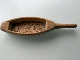 altes Holz Buttermodel Butter - Form Model Schnitzerei antik