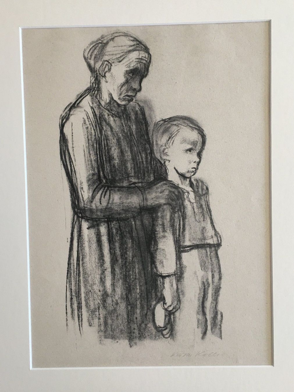 Grafica & Litografie: Käthe Kollwitz      "Kindergericht"     STRICHÄTZUNG – Usato da Nennigkofen venduto da juhit 3