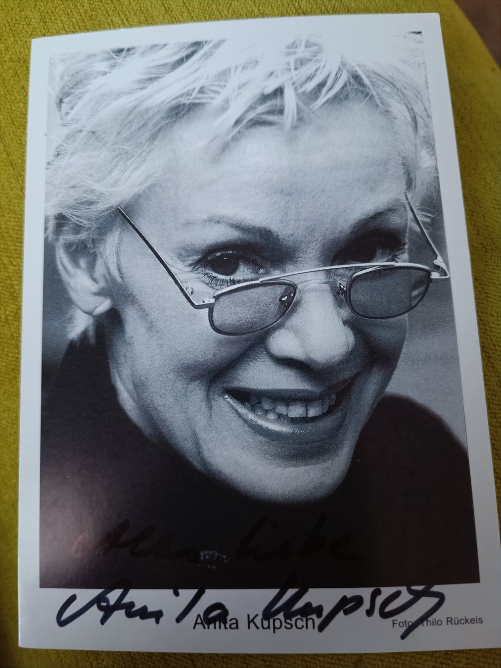 Autografi: Anita Kupsch - handsigniert – Usato da Menziken venduto da Autogramme
