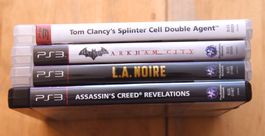 Splinter Cell + Arkham City + L.A. Noire + Revelations (CIB)