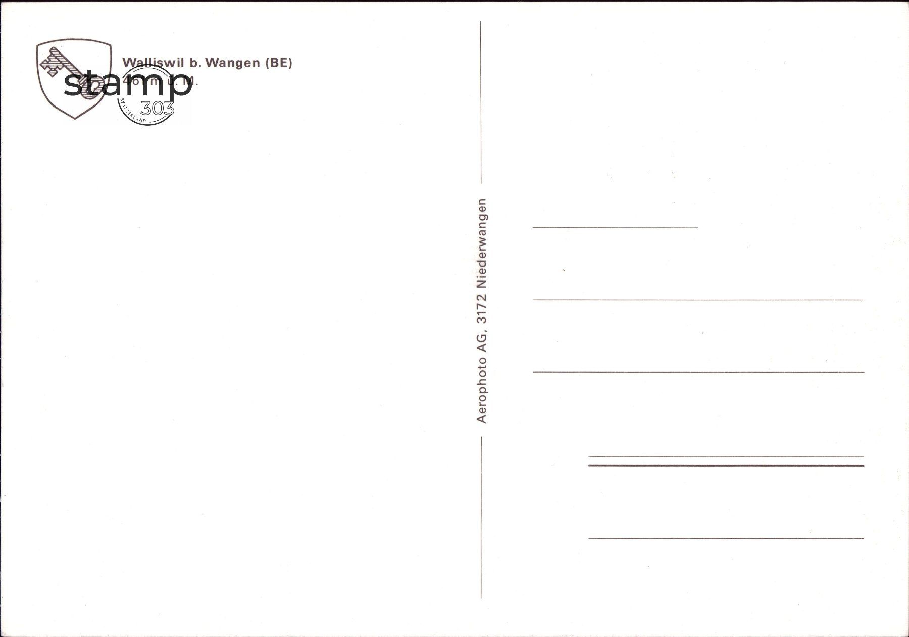 Cartoline postali: AK Walliswil bei Wangen (BE) – Usato da Eggersriet venduto da stamp303 1