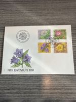 Pro Juventute Ersttagsbrief 1991, Briefmarken Schweiz