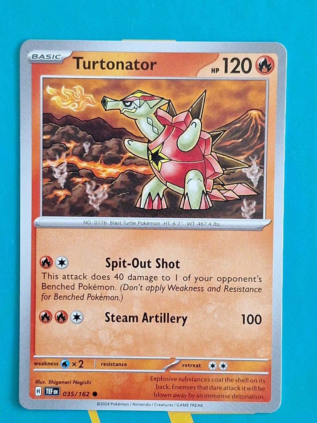 Pokémon Carte collezionabili: Turtonator - Temporal Forces Pokemon - #7.1 – Usato da Altstätten SG venduto da GGsGameshop