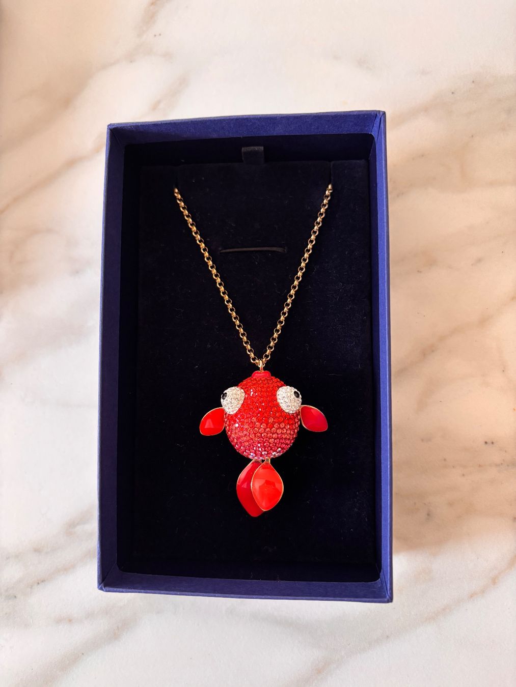 Swarovski Anhänger: Pendentif Poisson Rouge Swarovski – Gebraucht aus Veyrier von MargaritaR