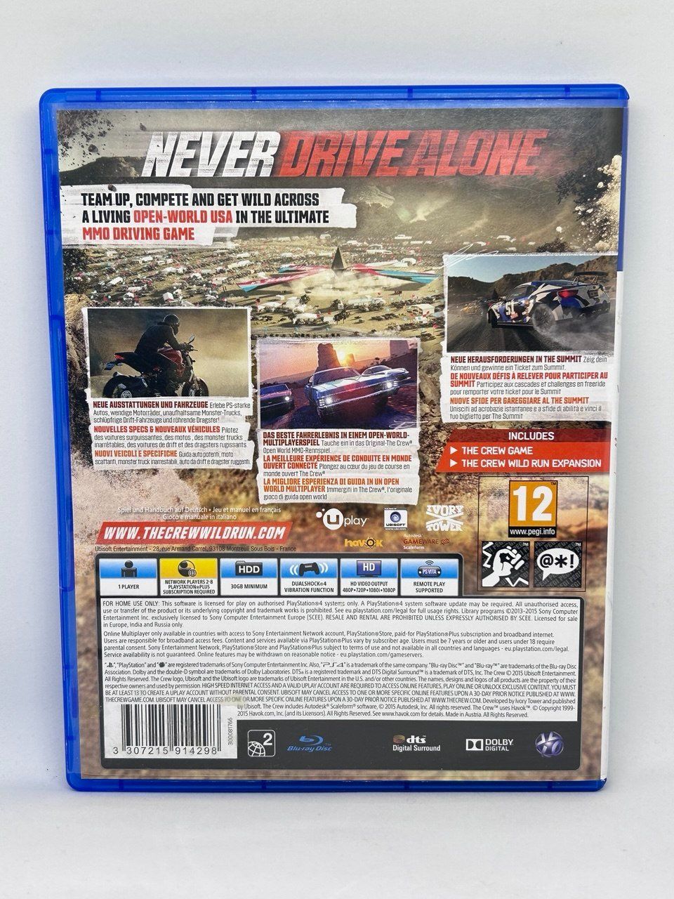 Sony Giochi: The Crew: Wild Run Edition per PS4 – Usato da Giubiasco venduto da LorisVale 1