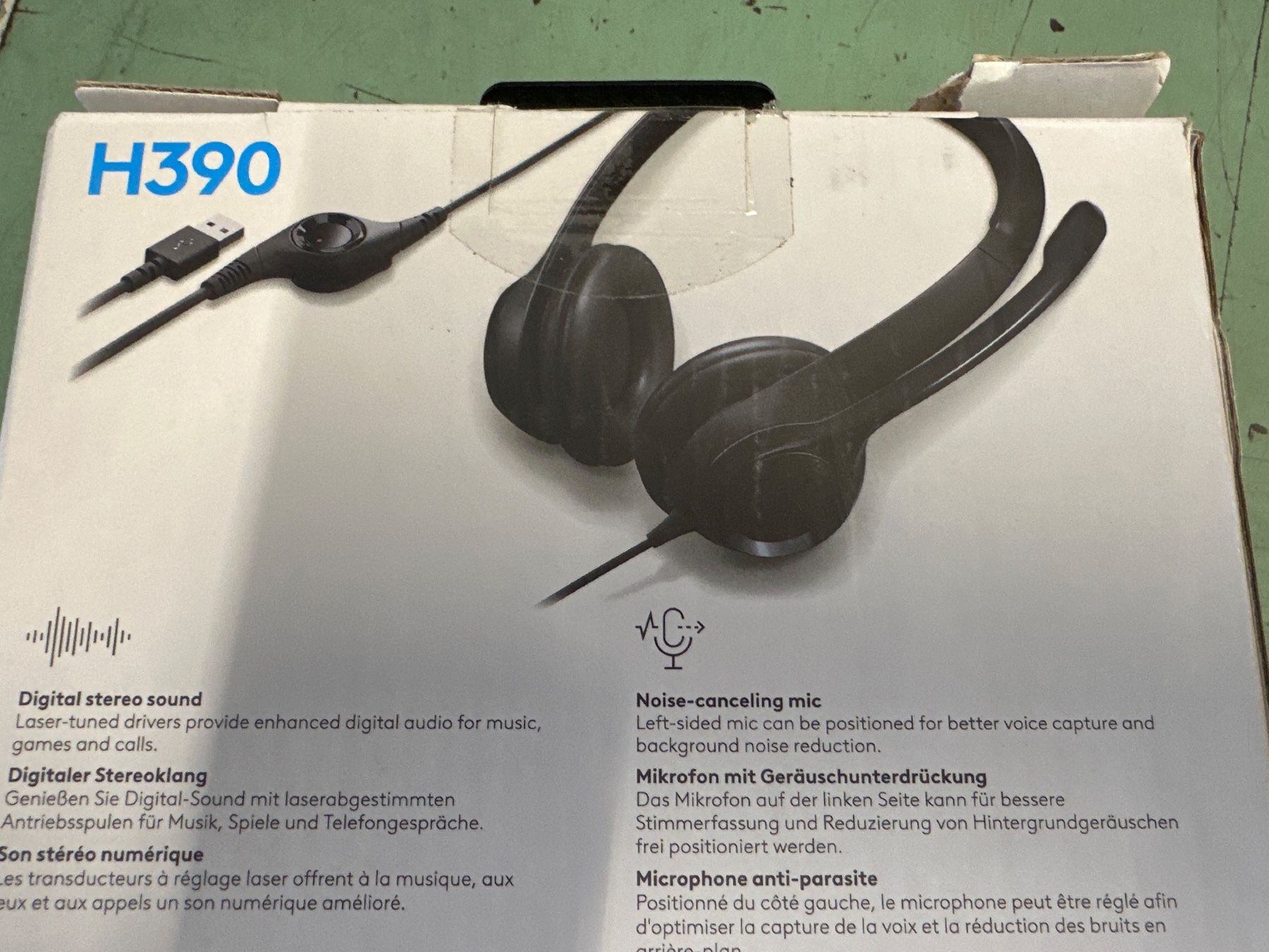 Logitech Cuffie: neuer USB Headset Logitech H390 – Nuovo e nell'imballaggio originale da Necker venduto da liq24 5
