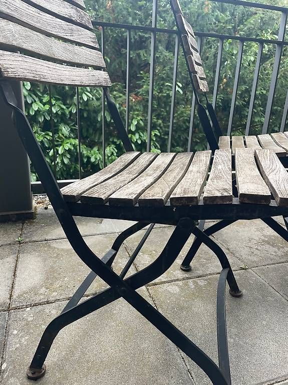 Chaises: 4 klappbare Garten/Balkonstühle  – D'occasion à solothurn par mar_h8mh 1