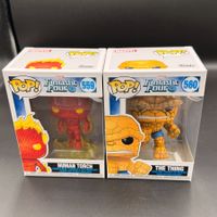 Funko Pop! Fantastic Four Human Torch 559 & The Thing 560