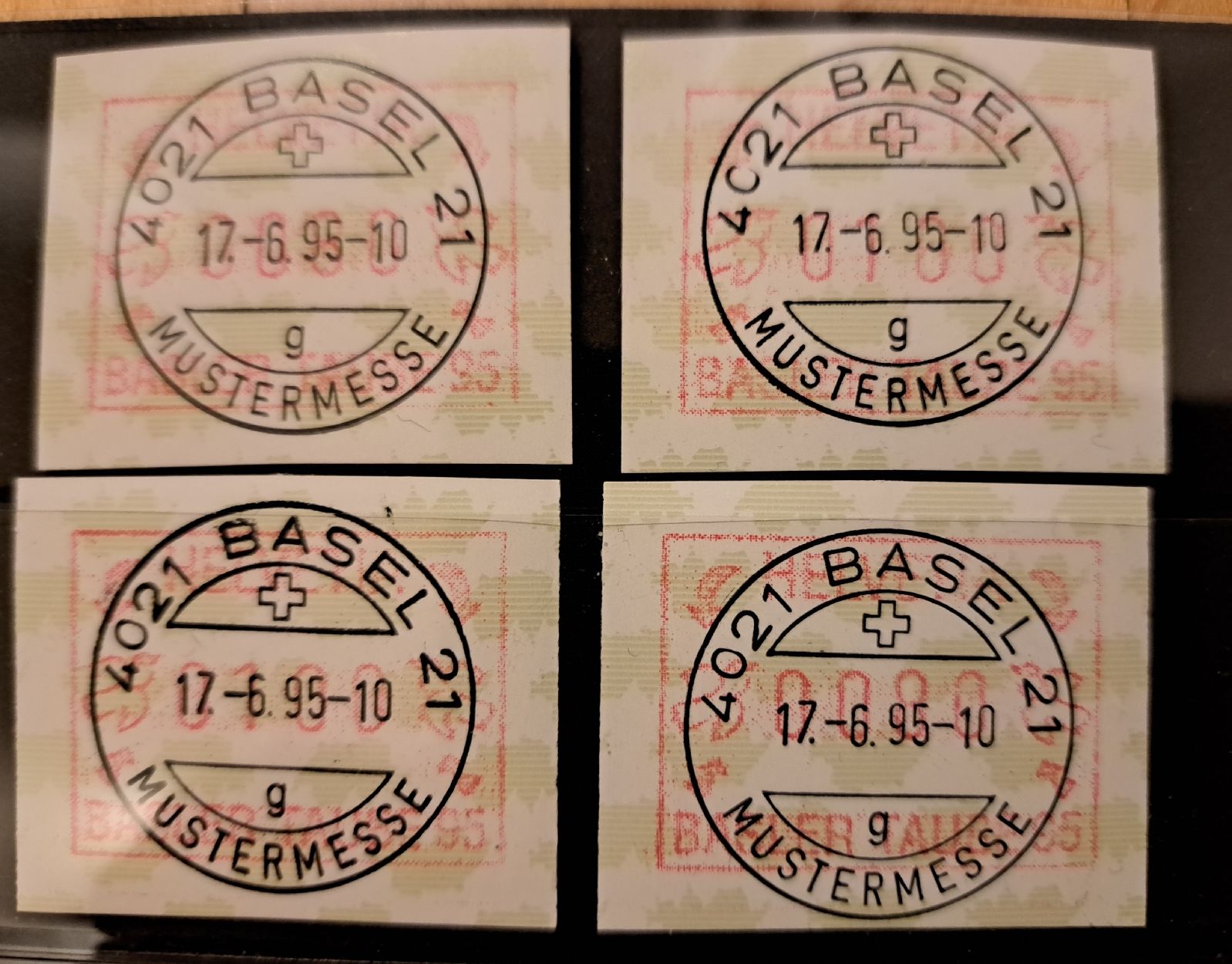Tutti i francobolli: Automatenmarke Schweiz 1995 / "Basler Taube" – Nuovo e nell'imballaggio originale da Bellikon venduto da cebas23 1