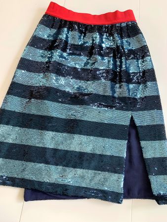 PINKO edler Pailletten Rock/Jupe Gr. 34 NEU