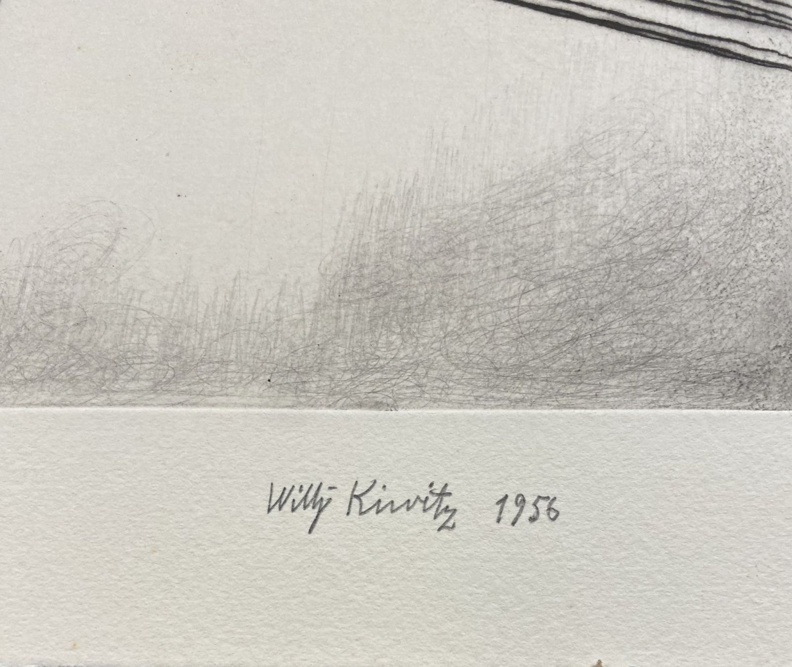 Incisioni: Willy Kiwitz, Radierung 1956 – Nuovo (secondo la descrizione) da grenchen venduto da Belarte 1