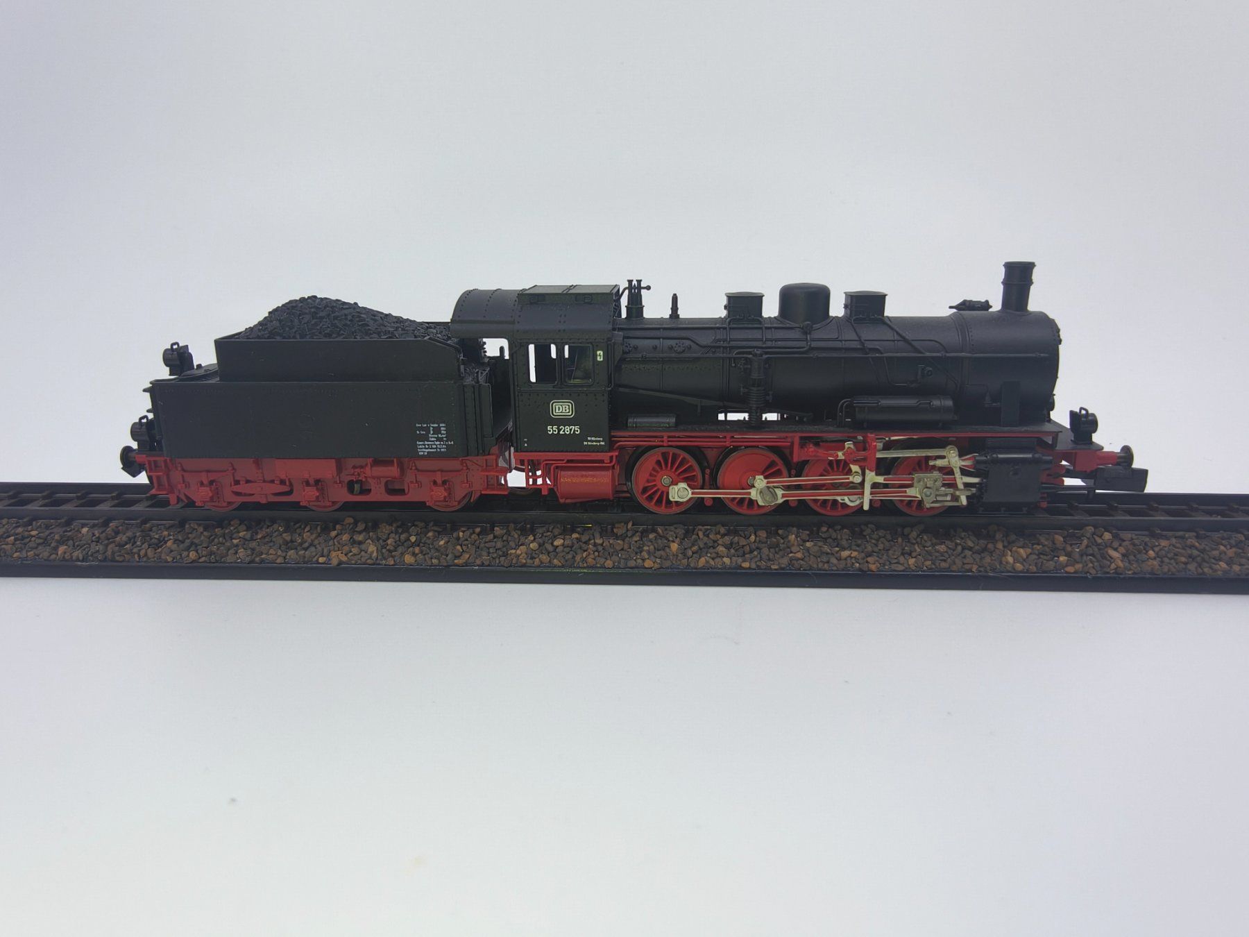 Fleischmann Modellini di ferrovie: Fleischmann 7155 Schlepptenderlok, BR 55 2875, Analog – Usato da Wangs venduto da mobacom 4