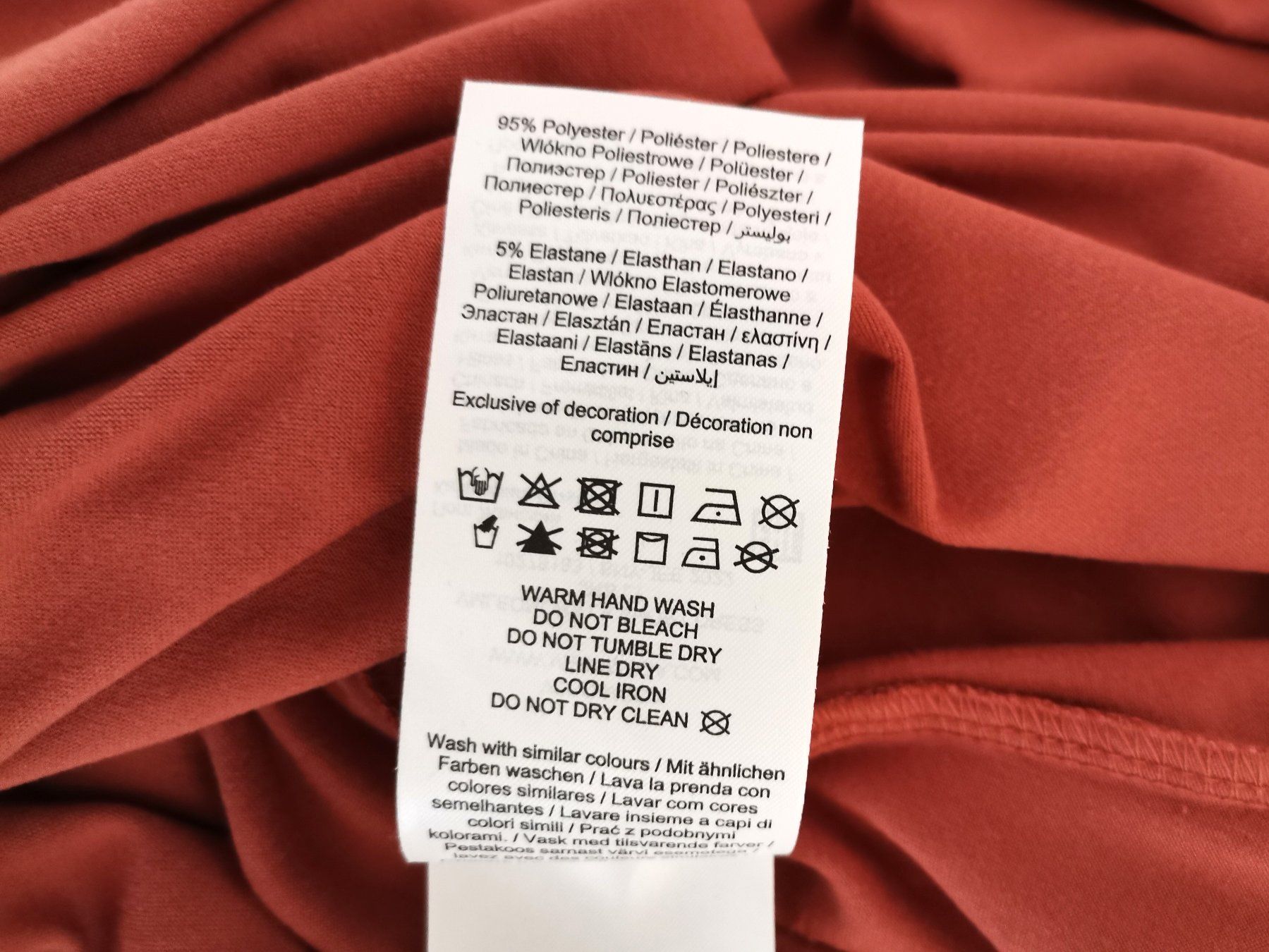 Vero Moda Kleider: Vero Moda Kleid Terrakotta Gr. M / A-Linie – Neu (gemäss Beschreibung) aus Schaffhausen von Restwert_SH 6