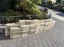 Rasenmähkanten-Steine zu verkaufen
