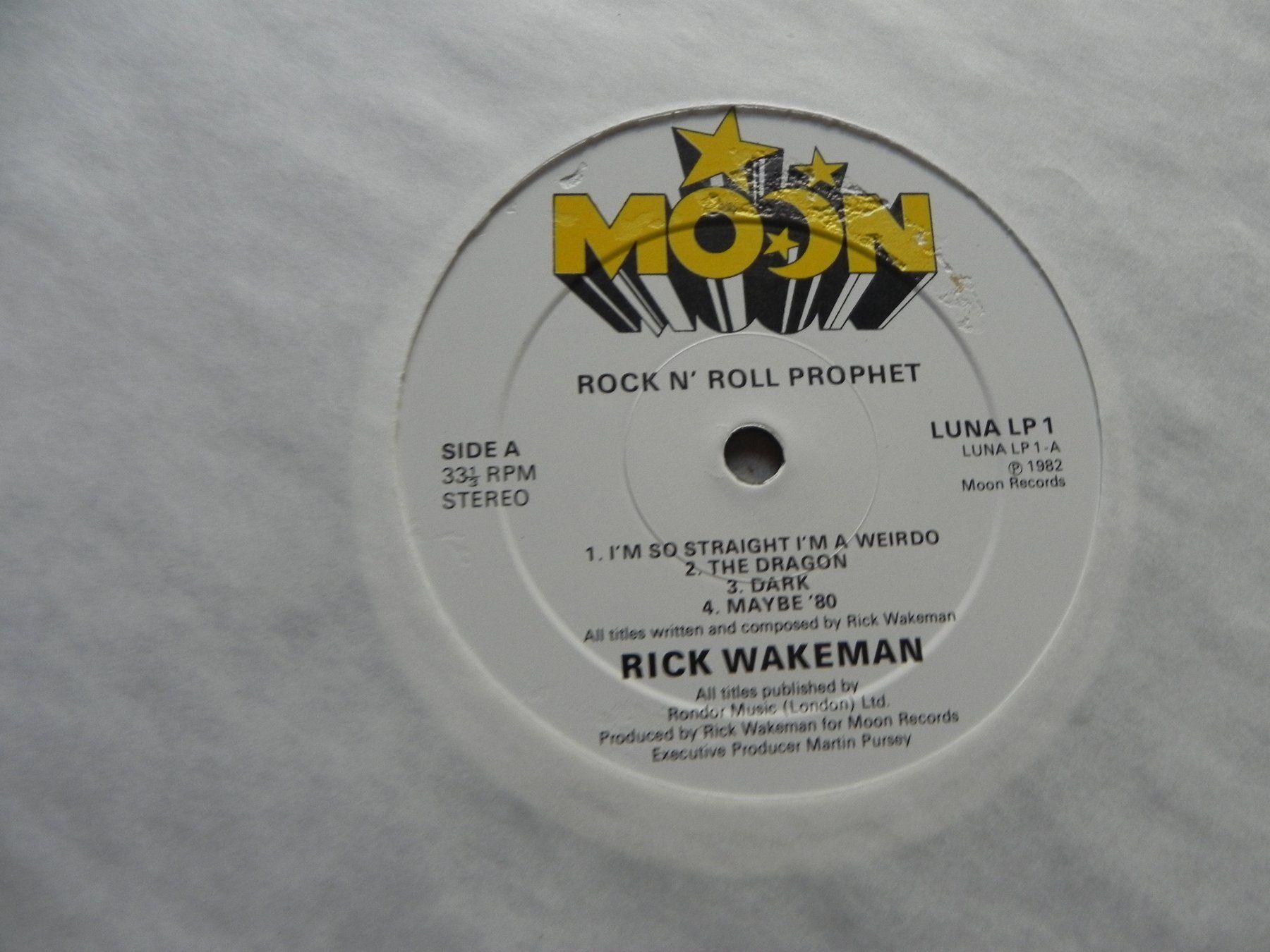 Dischi in vinile: LP brit. prog. Rock Keyboarder Rick Wakeman 1982 Prophet – Usato da Siebnen venduto da krimsie 3
