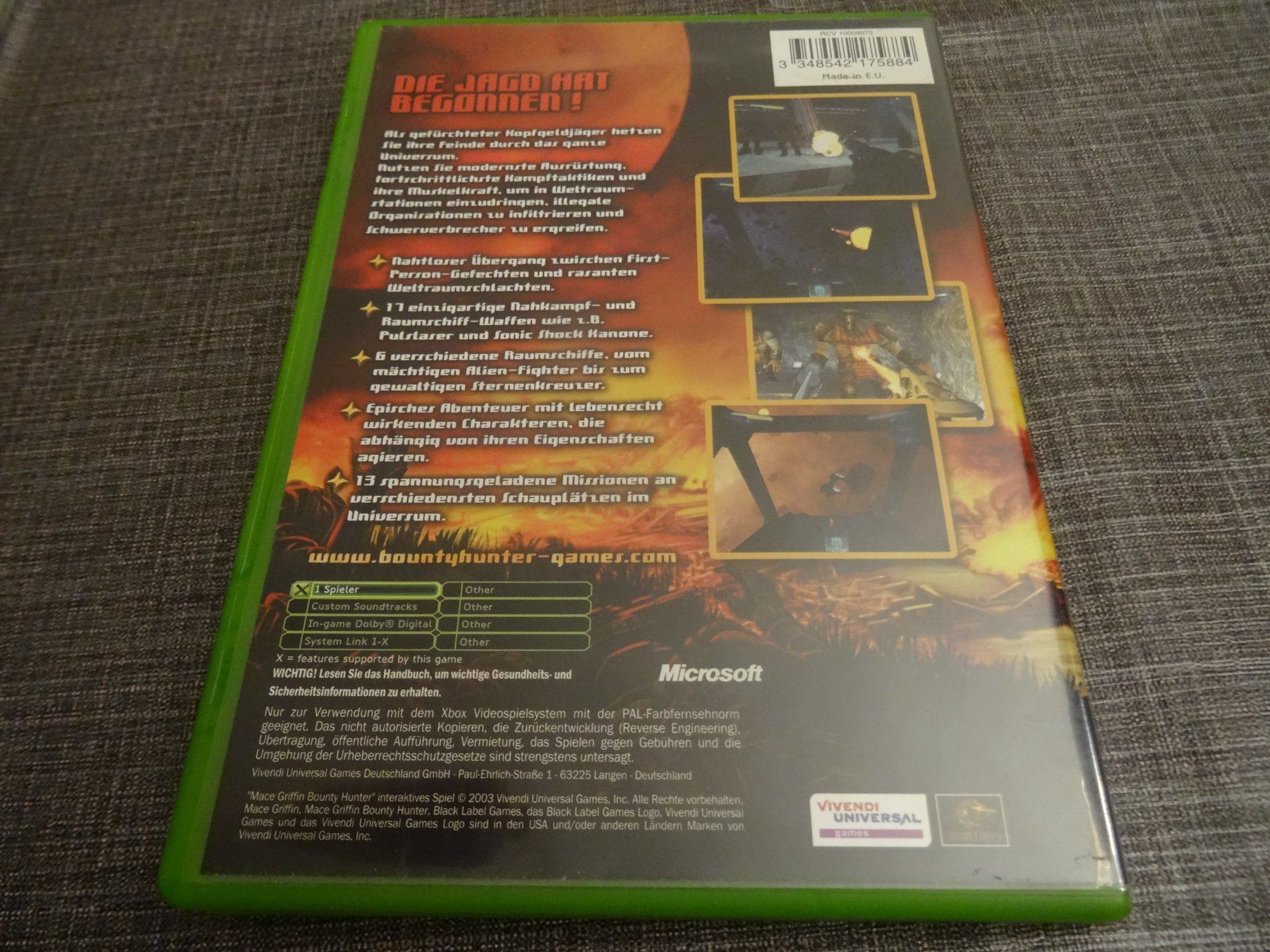 Microsoft Giochi: Xbox Game: Mace Griffin Bounty Hunter – Usato da Olten venduto da Disc-Ausverkauf 2