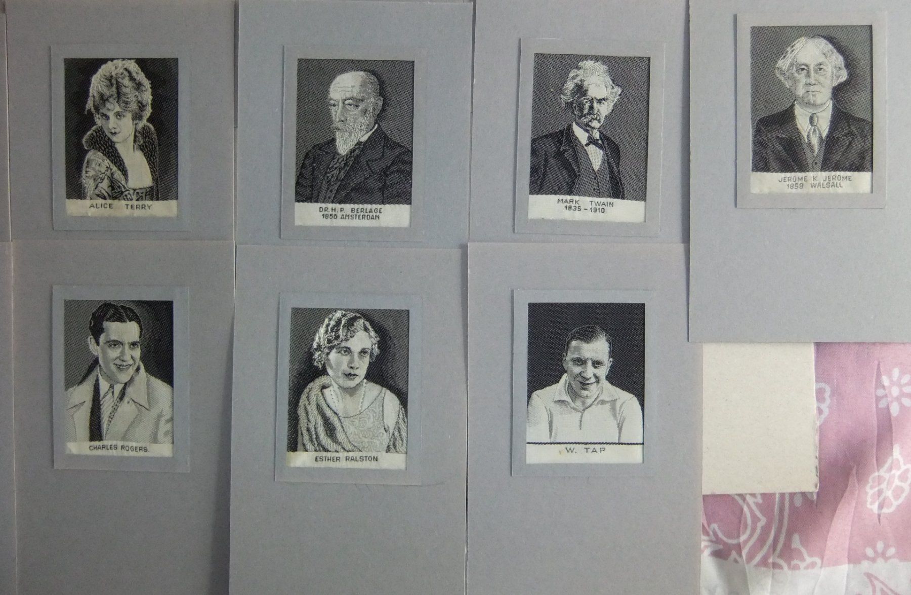 Cartoline postali: 27 Karten Porträts Seidengewebe – Usato da St. Niklaus VS venduto da wunschlos54 4