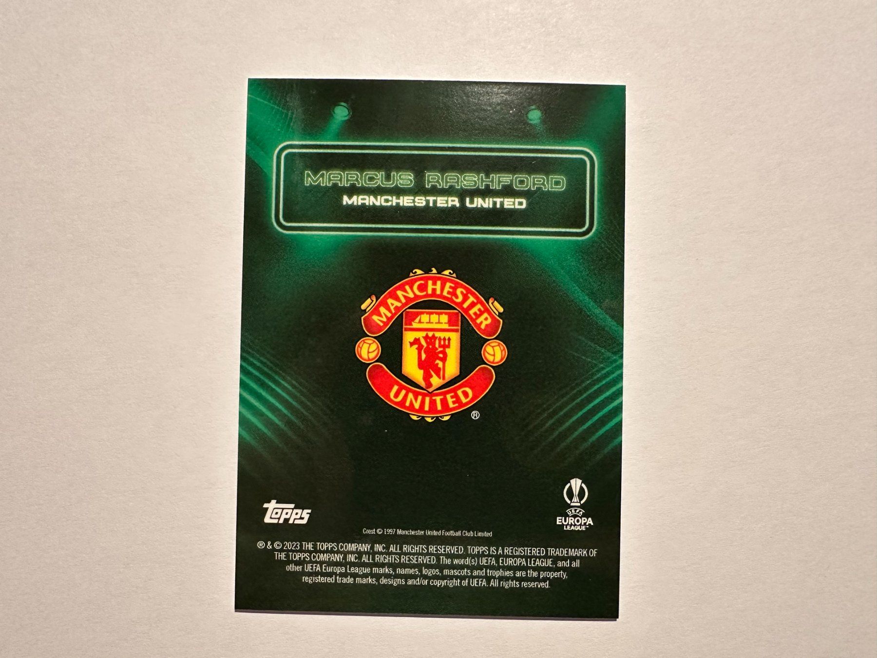 Topps Carte collezionabili: Marcus Rashford 2023 Topps Showtime 47/99 – Usato da Hagendorn venduto da Pokecollectorch 3